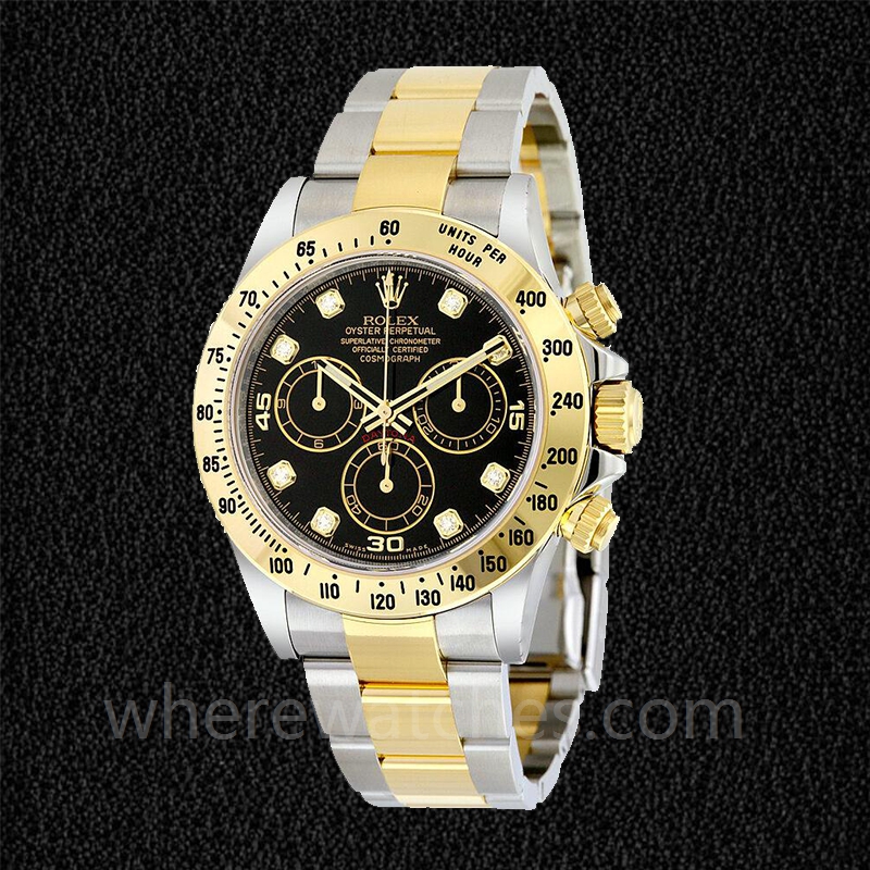 Rolex Daytona 116523BKDO Pour des hommes Argenté Automatique 40mm – Image 2