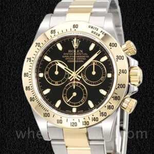 Rolex Daytona 116523BKSO Pour des hommes Automatique Cadran Noir