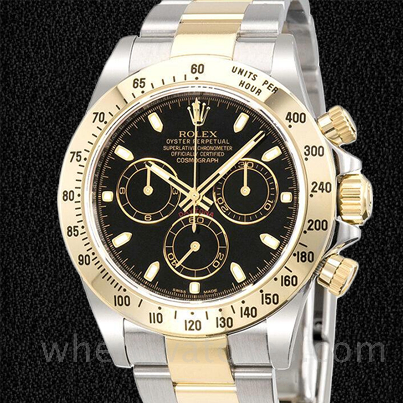 Rolex Daytona 116523BKSO Pour des hommes Automatique Cadran Noir