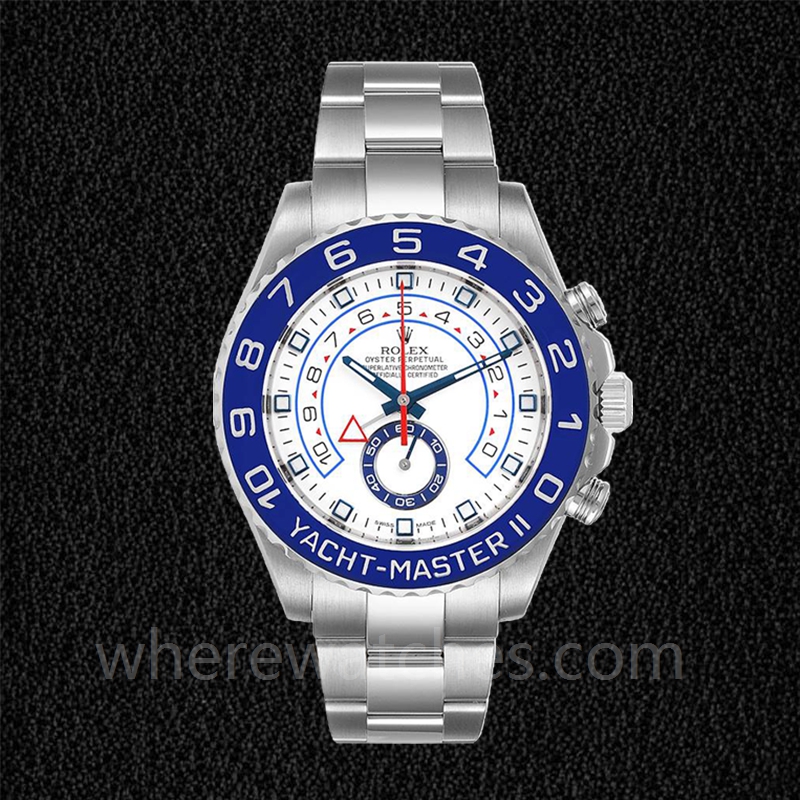 Rolex Yacht Master II Pour des hommes 116680WAO 44mm Cadran Blanc Automatique – Image 2