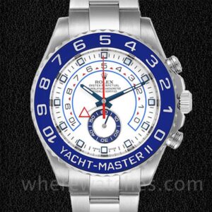 Rolex Yacht Master II Pour des hommes 116680WAO 44mm Cadran Blanc Automatique