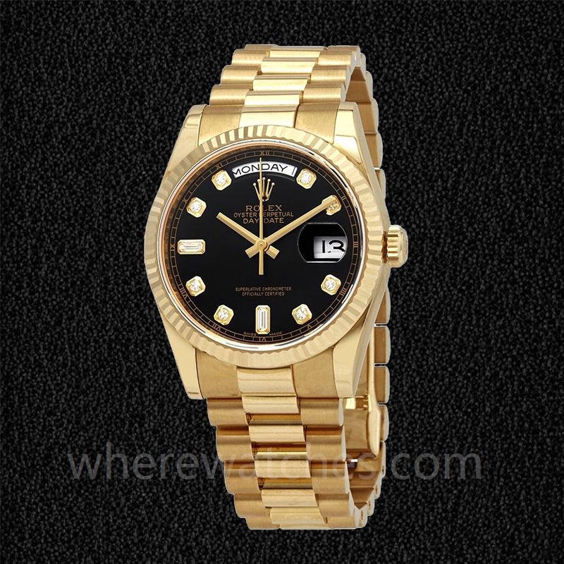 Rolex Day-Date Pour des hommes 118238BKDP 36mm Automatique – Image 2