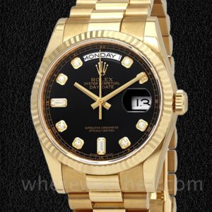 Rolex Day-Date Pour des hommes 118238BKDP 36mm Automatique