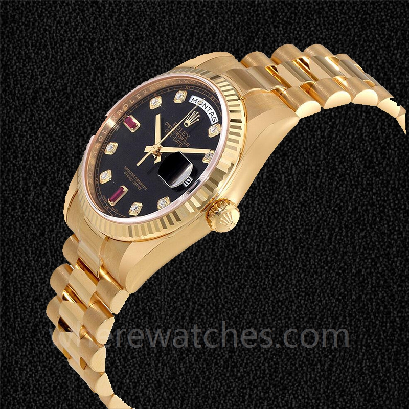 Rolex Day-Date Ladies 118238BKDRP 36mm Automatique Or jaune – Image 3