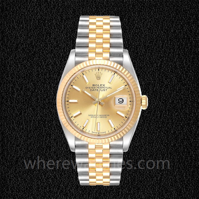 Rolex Datejust 126233CSJ Pour des hommes Automatique Cadran Champagne – Image 2