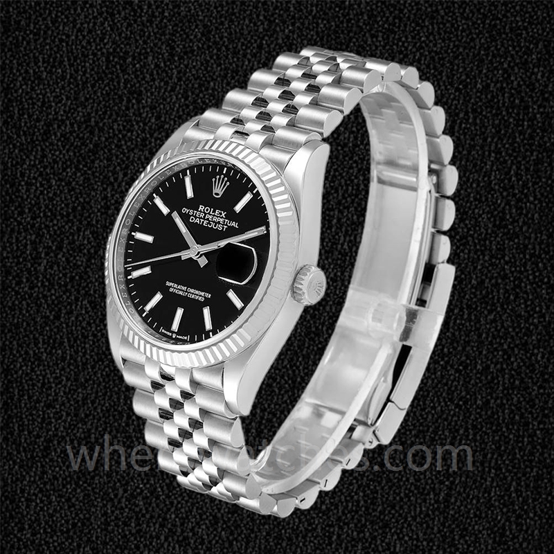 Rolex Datejust Pour des hommes 126234BKSJ Argenté 36mm Automatique – Image 3