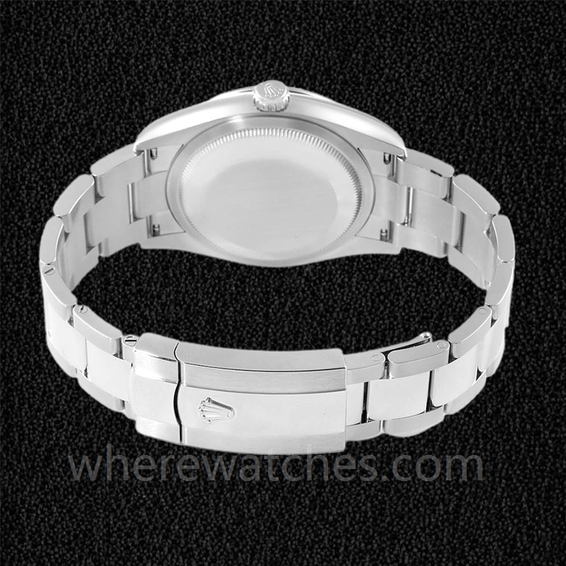 Rolex Datejust 126234BKSO Pour des hommes Argenté 36mm Oysterlock – Image 4