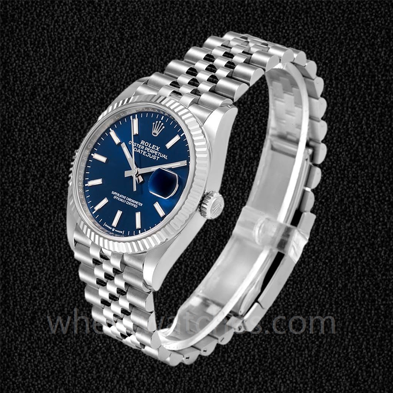 Rolex Datejust Pour des hommes 126234BLSJ Argenté Bracelet 36mm – Image 3