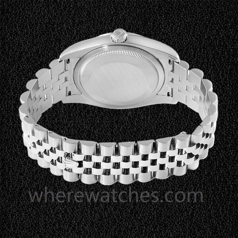 Rolex Datejust Pour des hommes 126234BLSJ Argenté Bracelet 36mm – Image 4
