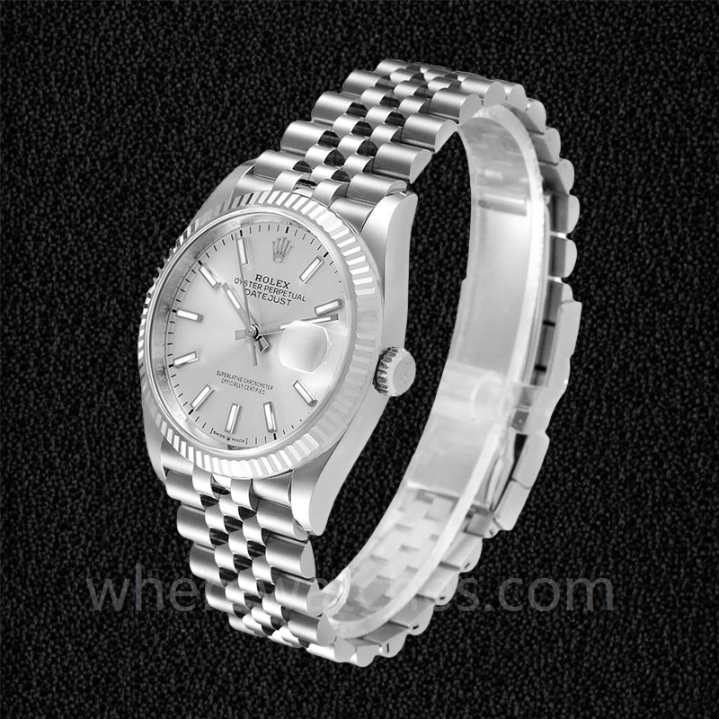 Rolex Datejust Pour des hommes 126234SSJ Bracelet Cadran Argent – Image 3