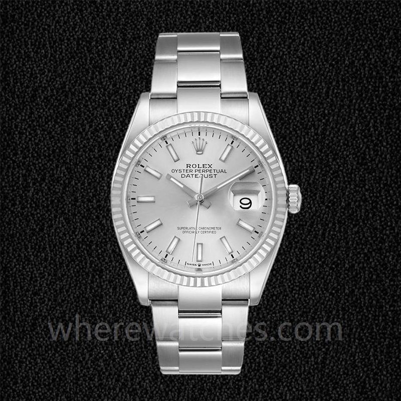 Rolex Datejust Pour des hommes 126234SSO Oysterlock Automatique Cadran Argent – Image 2