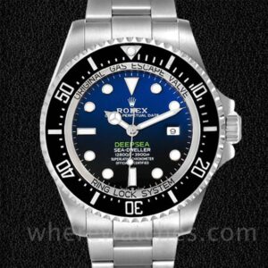 Rolex Sea-Dweller 126660BLSO Pour des hommes Cadran bleu profond Argenté Oysterlock