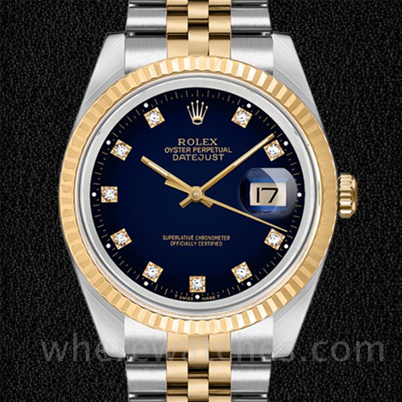 Rolex Datejust 16233BLDJ Pour des hommes Automatique 36mm