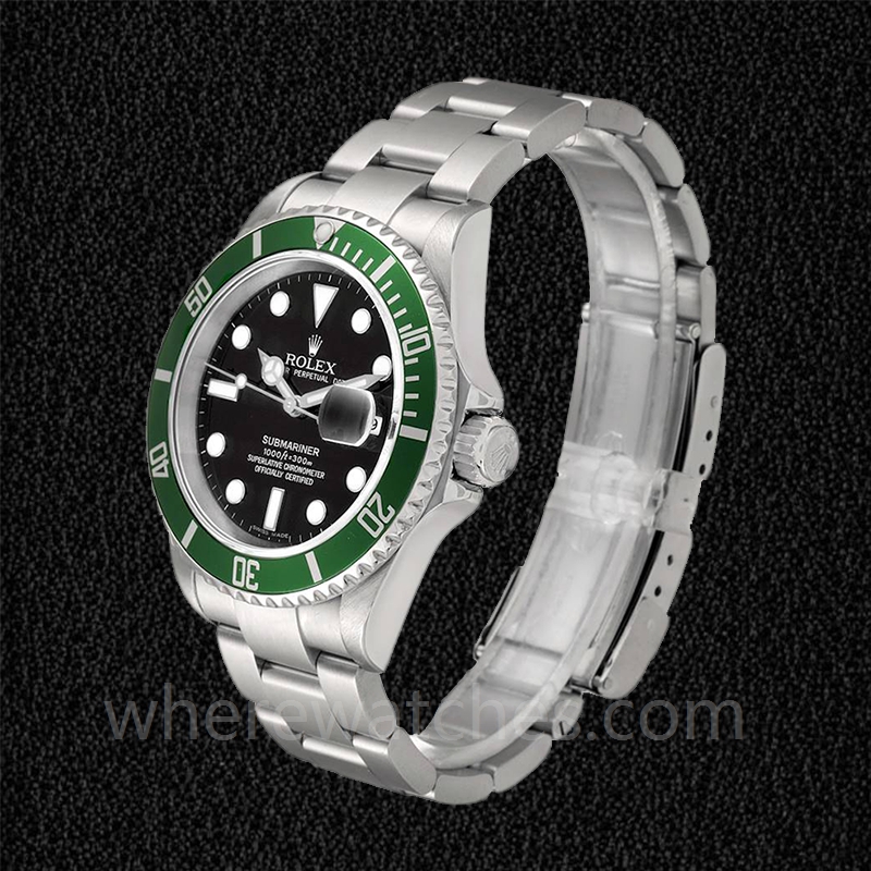 Rolex Submariner 50th Anniversary "Kermit" 16610LV Pour des hommes Argenté 40mm Automatique – Image 3