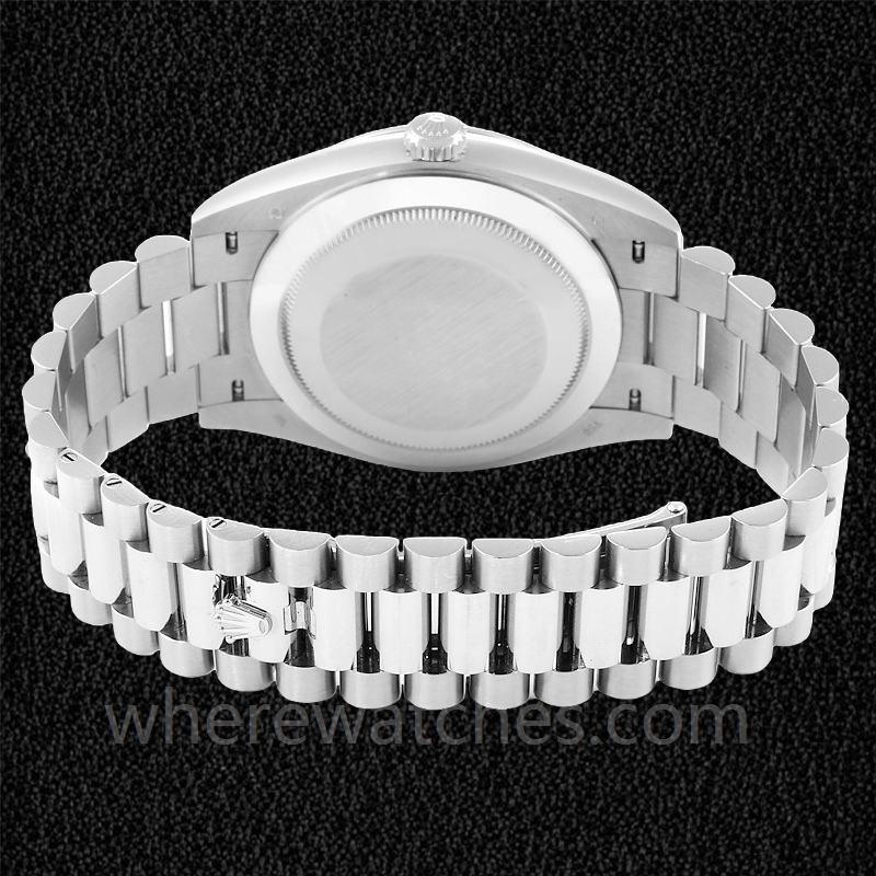 Rolex Day-Date 228239GNRP Pour des hommes 40mm Argenté – Image 4