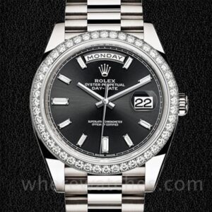 Rolex Day-Date 228349BKDP Pour des hommes Cadran Noir Automatique