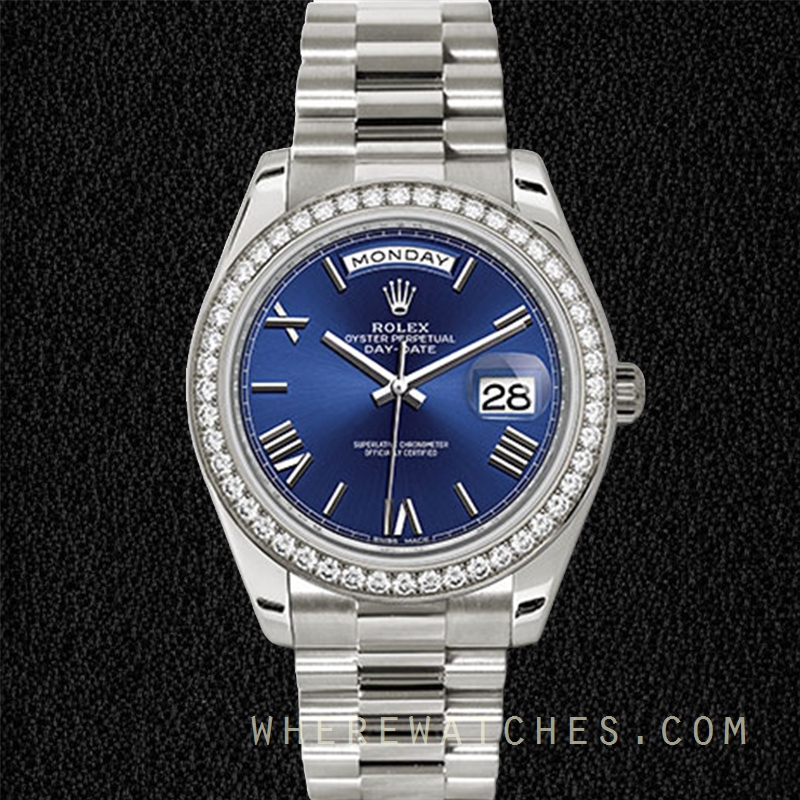 Rolex Day-Date Pour des hommes 228349BLRP Automatique Argenté – Image 2