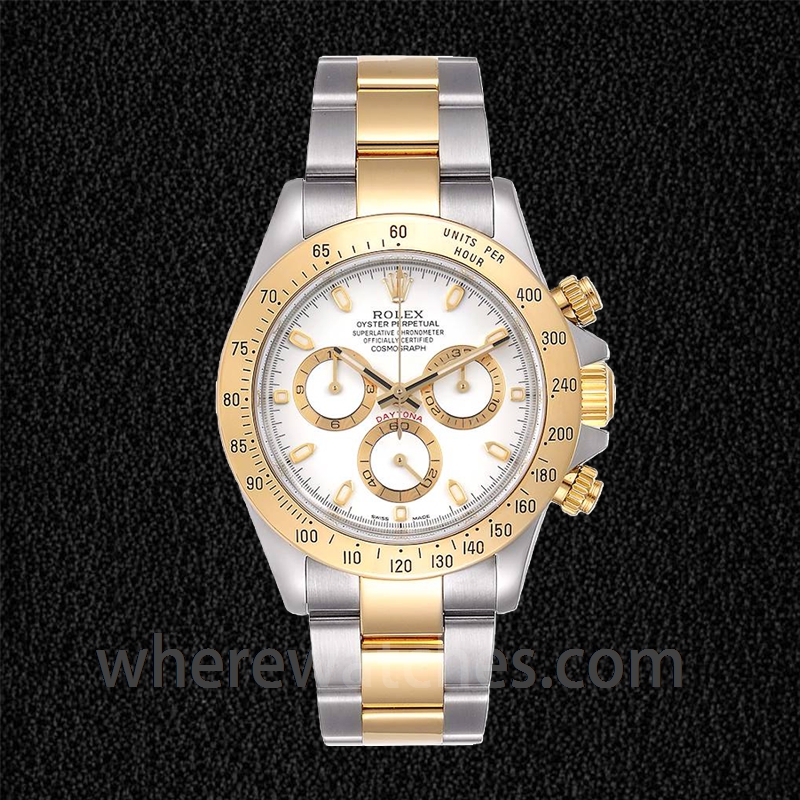 Rolex Daytona Pour des hommes 116523-WSO 40mm Cadran Blanc Argenté – Image 2