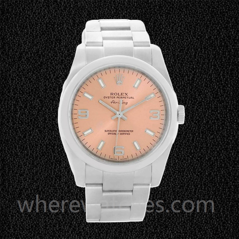 Rolex Air-king 36mm 114200-70190 Pour des hommes Bracelet Huître – Image 2