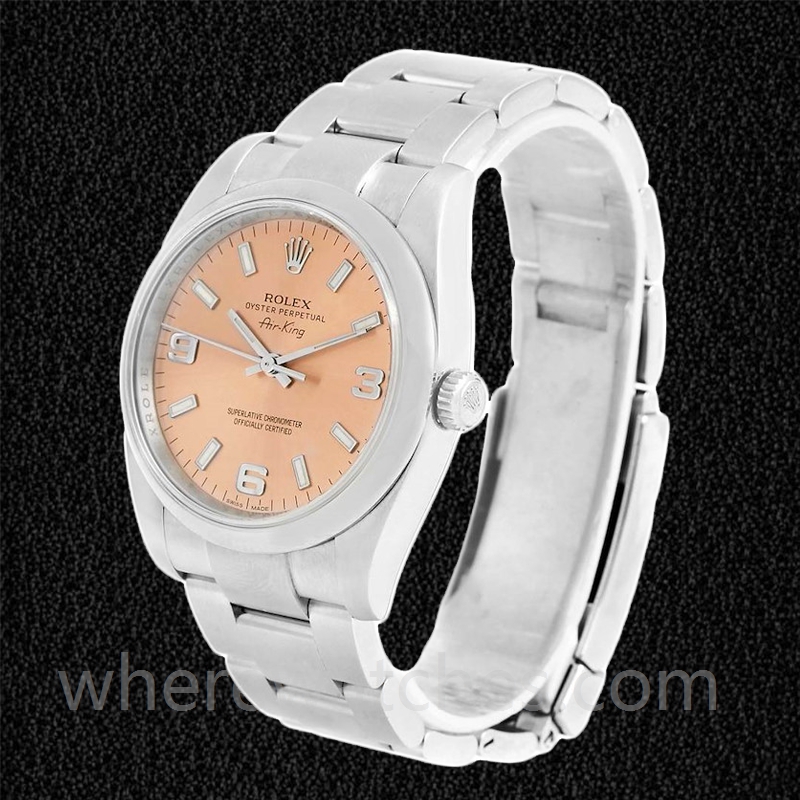 Rolex Air-king 36mm 114200-70190 Pour des hommes Bracelet Huître – Image 3