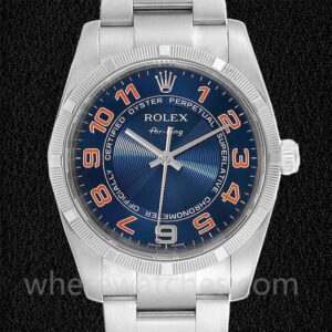Rolex Air-king Pour des hommes 114210BLAO 36mm Argenté