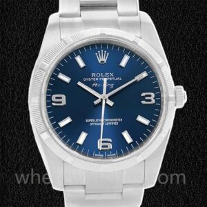 Rolex Air-king Pour des hommes 36mm 114210BLSO Regardez Automatique