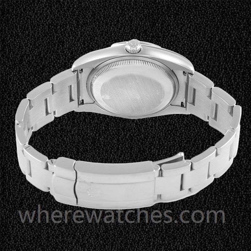 Rolex Air-king 114210SSO Pour des hommes 36mm Bracelet Huître Argenté – Image 4