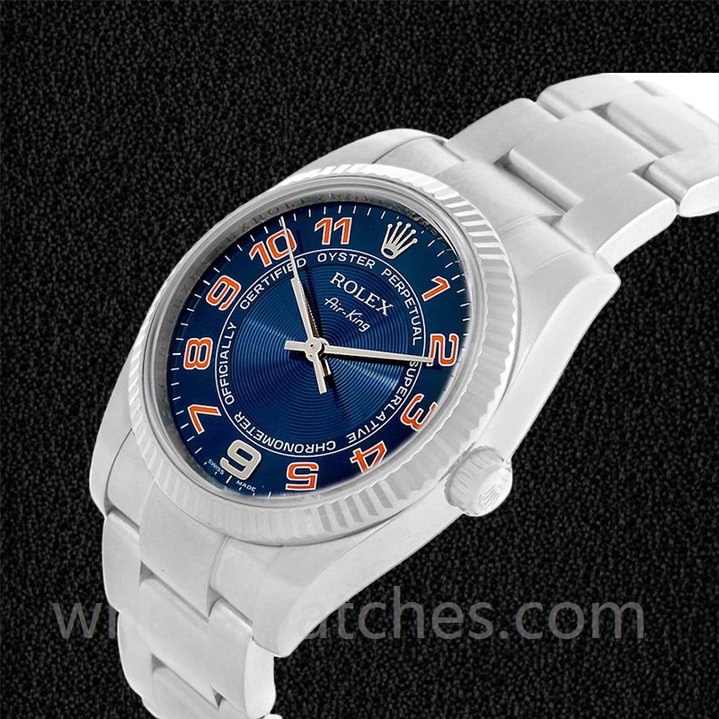 Rolex Air-king 114234BLAO Pour des hommes 36mm Bracelet Huître – Image 3