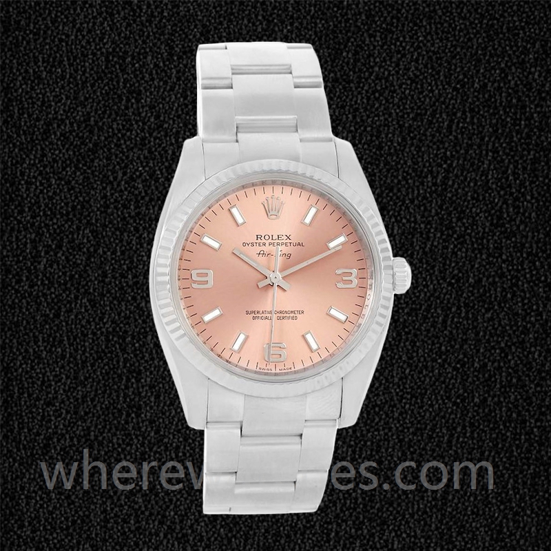Rolex Air-king Pour des hommes 114234PSO 36mm Cadran rose – Image 2