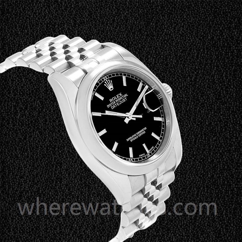 Rolex Datejust Pour des hommes 116200BKSJ 36mm Bracelet Jubilé – Image 3