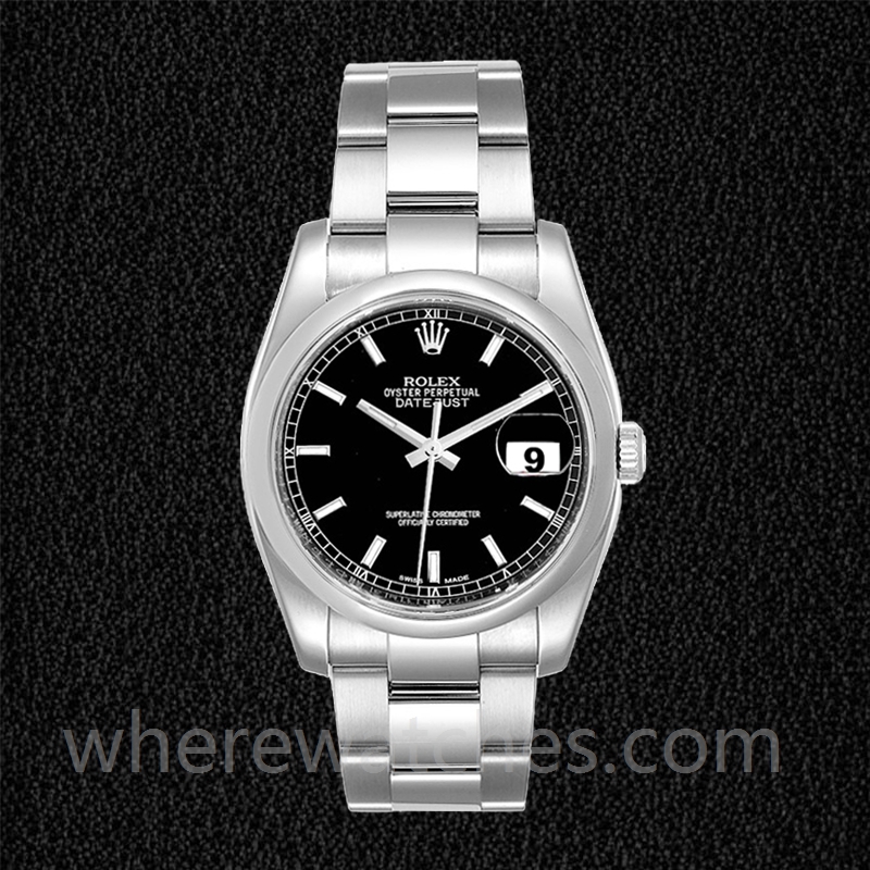 Rolex Datejust Pour des hommes 36mm 116200BKSO Regardez – Image 2