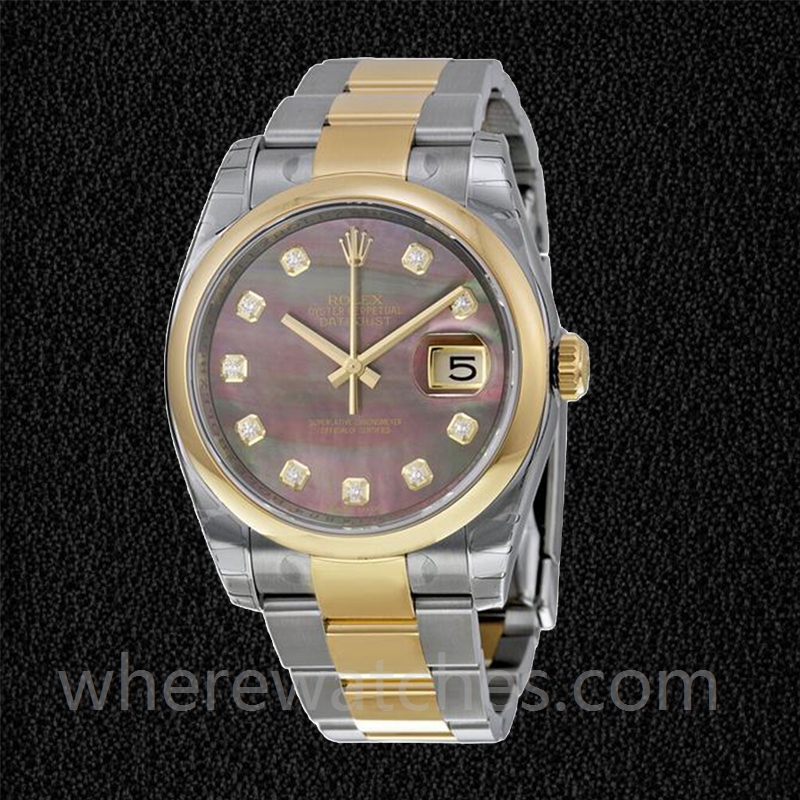 Rolex Datejust Pour des hommes 36mm 116203BKMDO Argenté – Image 2