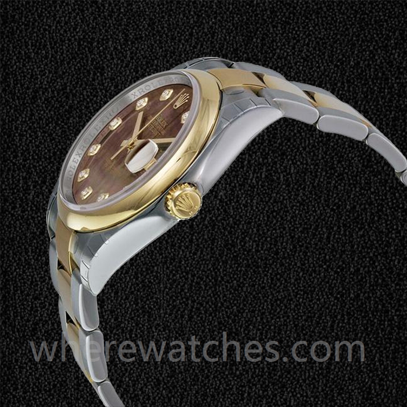 Rolex Datejust Pour des hommes 36mm 116203BKMDO Argenté – Image 3