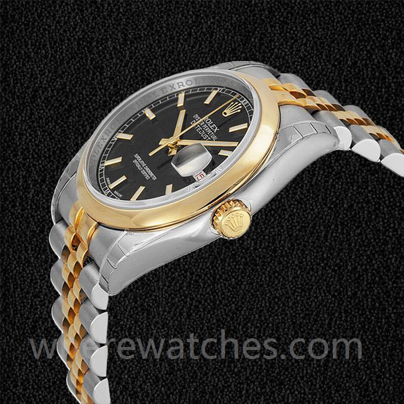 Rolex Datejust 116203BKSJ Pour des hommes 36mm Regardez Cadran noir – Image 3