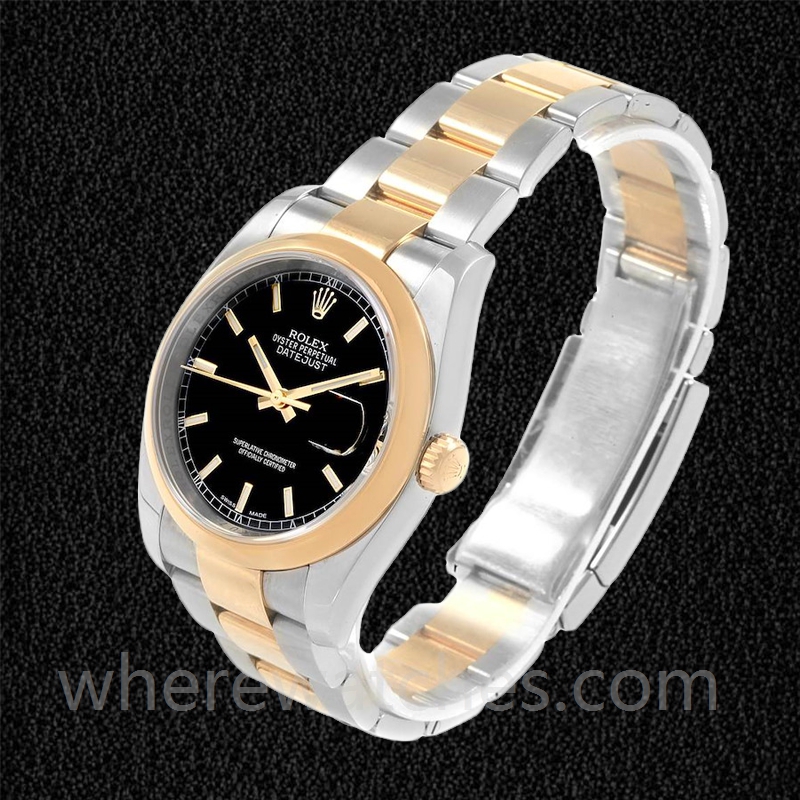 Rolex Datejust 116203BKSO 36mm Pour des hommes Regardez Automatique – Image 3