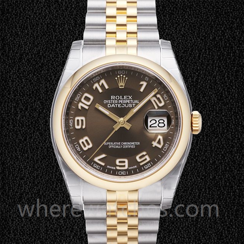 Rolex Datejust 36mm Pour des hommes 116203BRAJ Regardez Automatique – Image 2