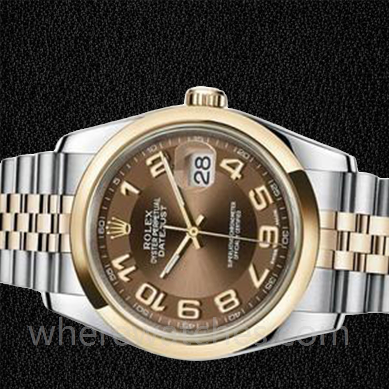 Rolex Datejust 36mm Pour des hommes 116203BRAJ Regardez Automatique – Image 3