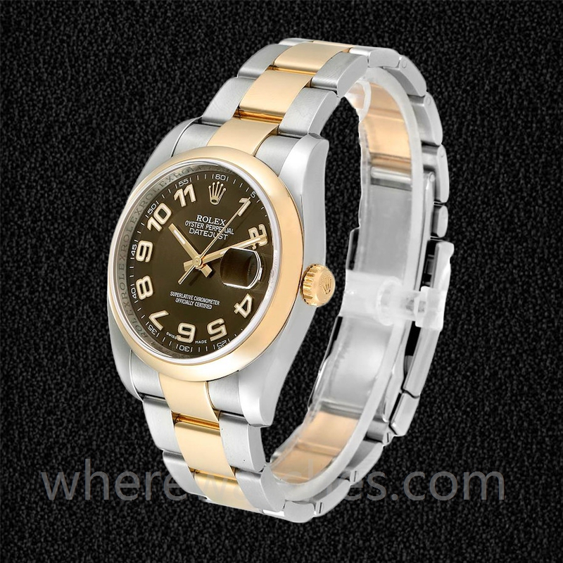 Rolex Datejust Pour des hommes 36mm 116203BRAO Regardez – Image 3