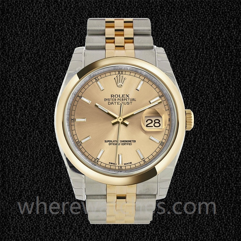 Rolex Datejust Pour des hommes 36mm 116203CSJ Regardez Automatique – Image 2