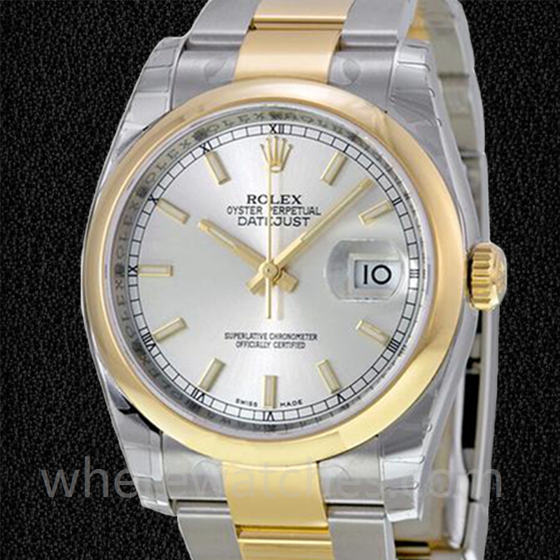 Rolex Datejust Pour des hommes 116203SSO 36mm Bracelet Huître