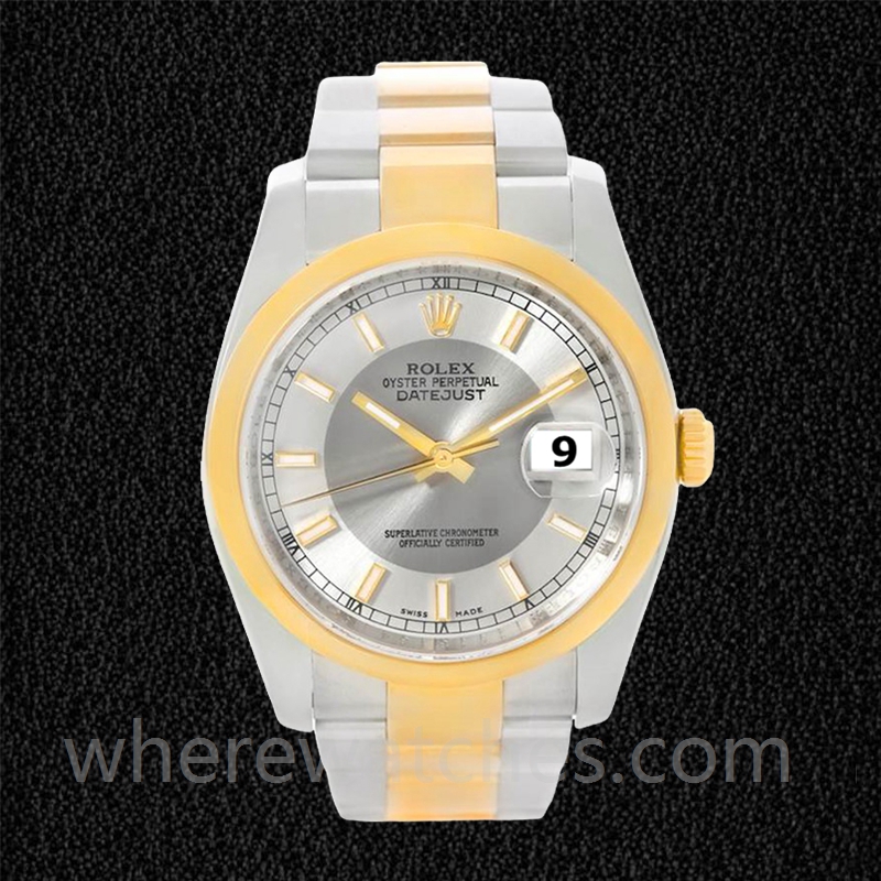 Rolex Datejust Pour des hommes 116203STSO 36mm Regardez Bracelet Huître – Image 2