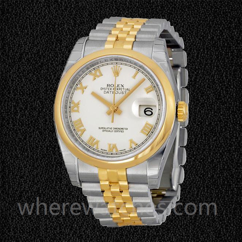 Rolex Datejust 36mm 116203-0144 Pour des hommes Cadran blanc – Image 2