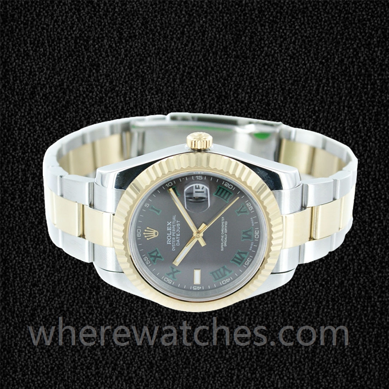 Rolex Datejust 36mm Pour des hommes 116233GYRO Regardez Argenté – Image 3