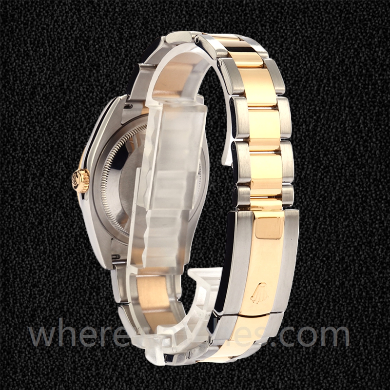 Rolex Datejust 36mm Pour des hommes 116233GYRO Regardez Argenté – Image 4
