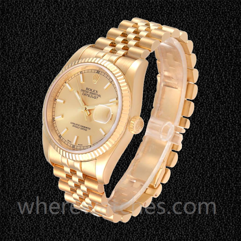 Rolex Datejust Pour des hommes 36mm 116238-0059 Bracelet Jubilé – Image 3