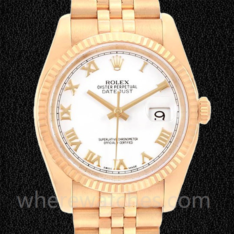 Rolex Datejust 36mm 116238 Pour des hommes Automatique Bracelet Jubilé