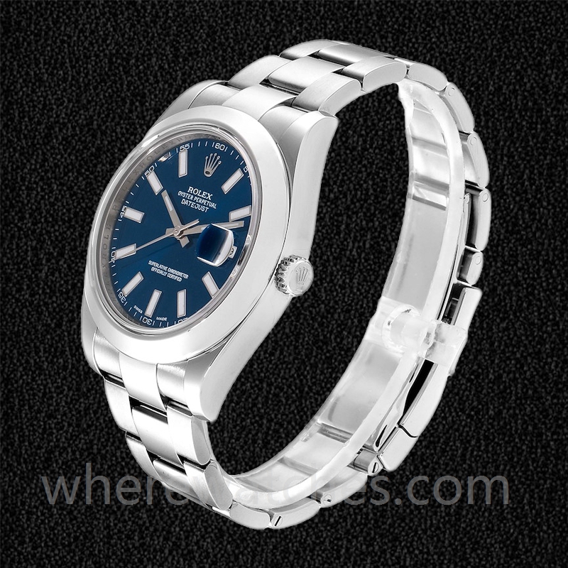 Rolex Datejust 41mm 116300BLSO Pour des hommes Cadran bleu Automatique – Image 3