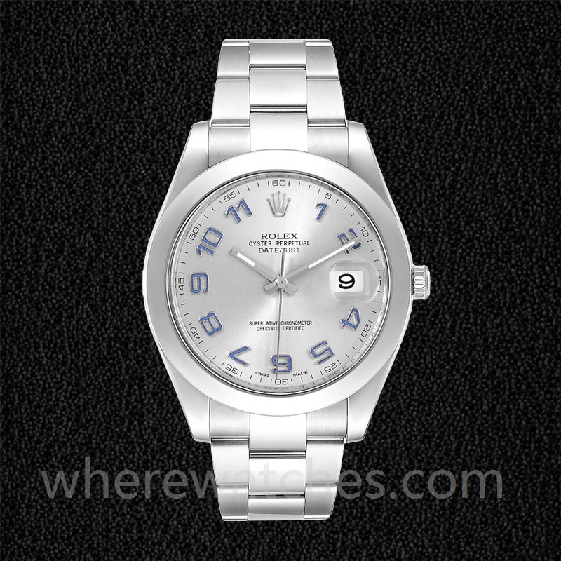 Rolex Datejust 116300 Pour des hommes 41mm Bracelet Huître Cadran bleu – Image 2