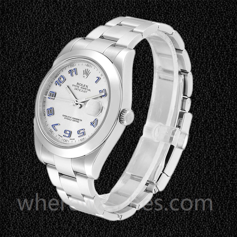 Rolex Datejust 116300 Pour des hommes 41mm Bracelet Huître Cadran bleu – Image 3