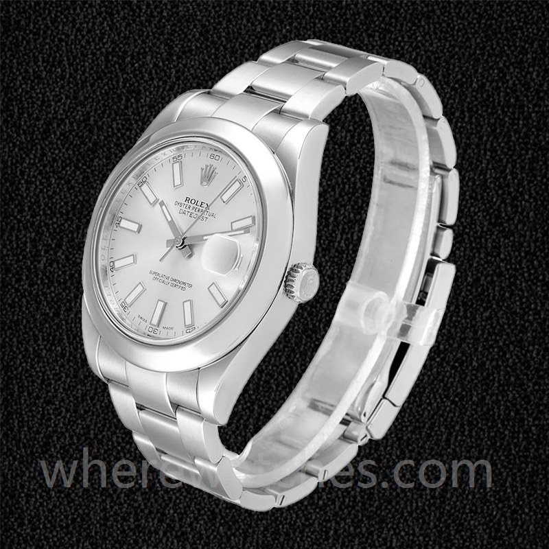 Rolex Datejust Pour des hommes 41mm 116300SSO Argenté – Image 3